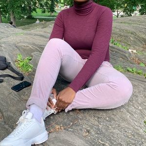 Lavender corduroy pants